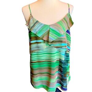 CAbi Green Abstract Tank